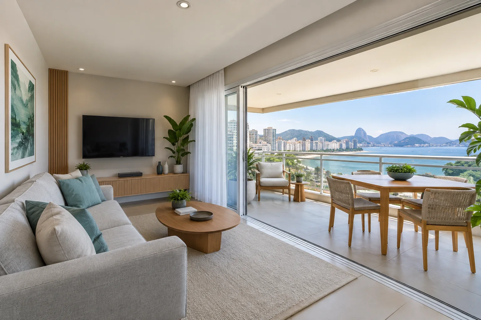Apartamento com varanda ampla em Icaraí